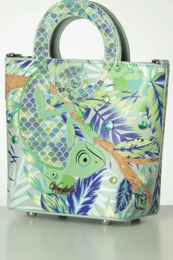 Animal Park Clancy Chameleon Mini Tas In Groen-Vendula Flash Sale