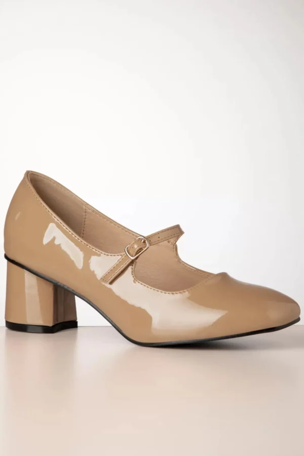 Annie Mary Jane Pumps In Latte-Banned Retro Flash Sale