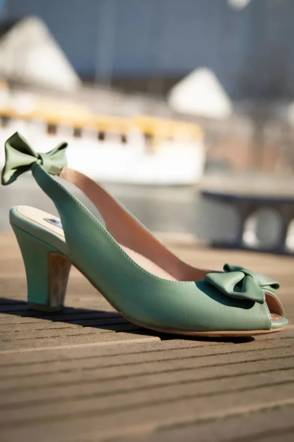 Ava Cote D'Azur Pumps In Viltspaatgroen-Lola Ramona u2665 Topvintage Online