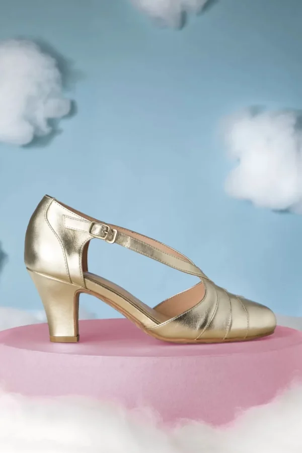 Ava Forever And Always Pumps In Pale Goud-Lola Ramona u2665 Topvintage Clearance