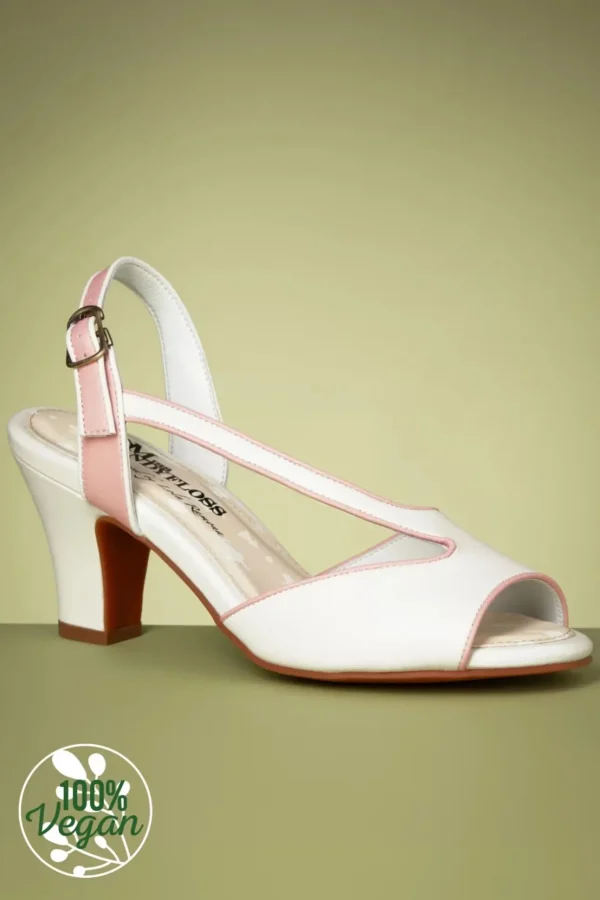 Ava Lilibeth Sandalen In Whisper White En Pearl Blush-Miss Candyfloss Best Sale