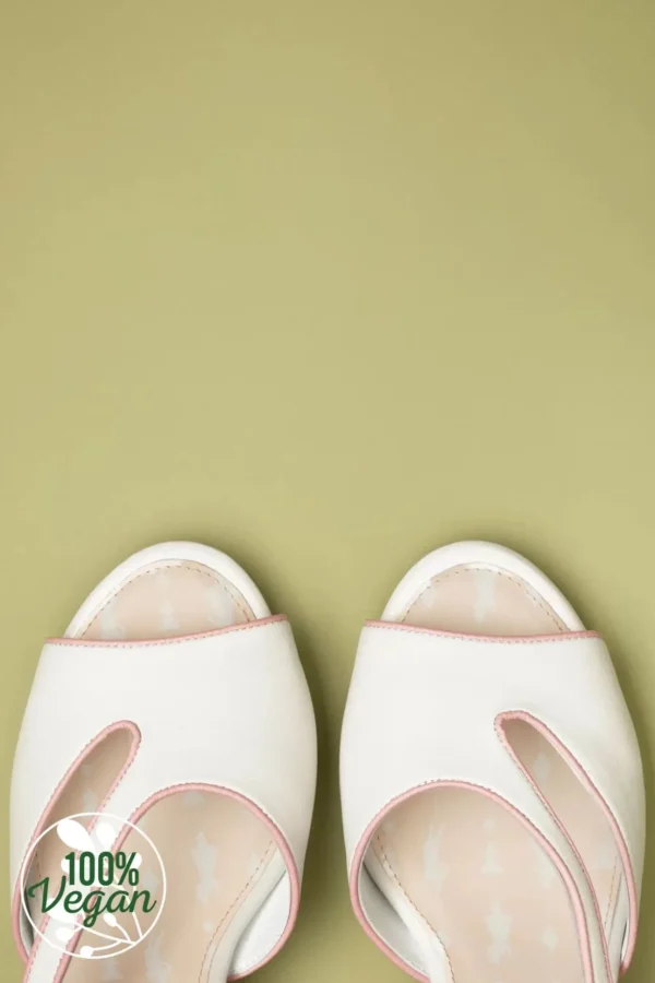 Ava Lilibeth Sandalen In Whisper White En Pearl Blush-Miss Candyfloss Best Sale