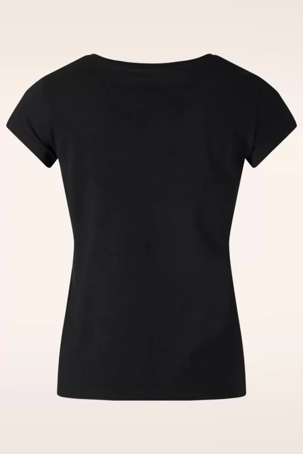 Belle Et Rebelle T-Shirt In Zwart-Mademoiselle Yu00e9Yu00e9 Best