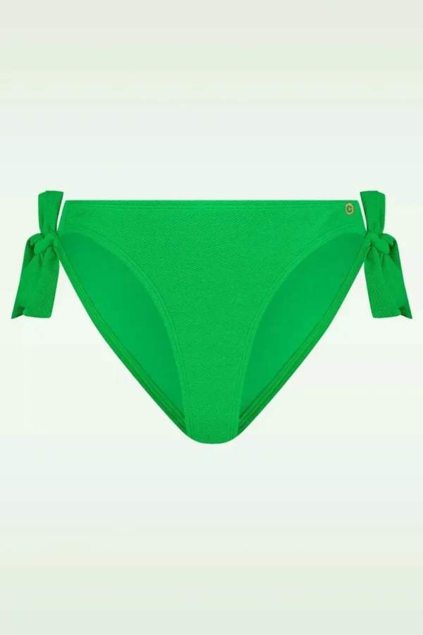 Bikinibroekje Bow In Bright Green Relief-TC Beach Best Sale