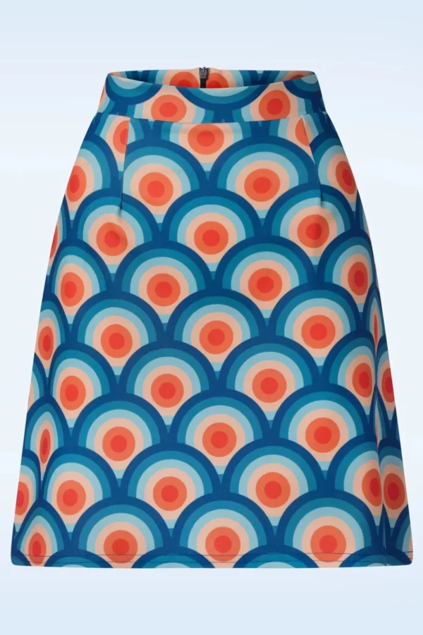 Bobby Retro Rok In Cirkel Geo Print-Vintage Chic for Topvintage Hot