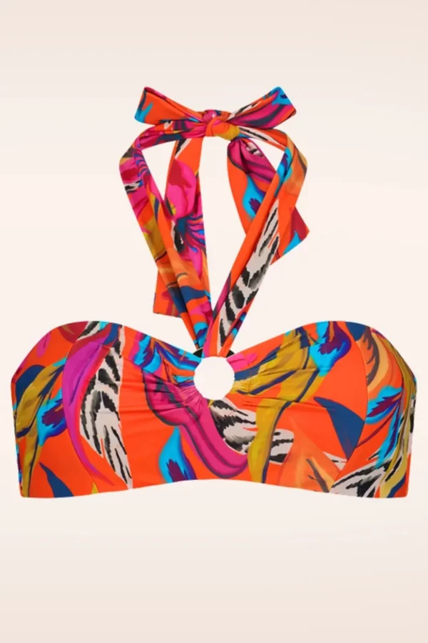 Bora Bora Padded Bikini Top In Multi-Cyell Flash Sale