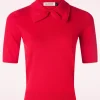 Bow Delight Jumper In Rood-Banned Retro Clearance