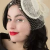 Bree Fascinator In Creme-Banned Retro Cheap