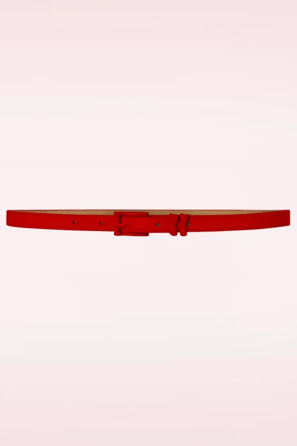 Cecile Riem In Krokodillenrood-Banned Retro Outlet