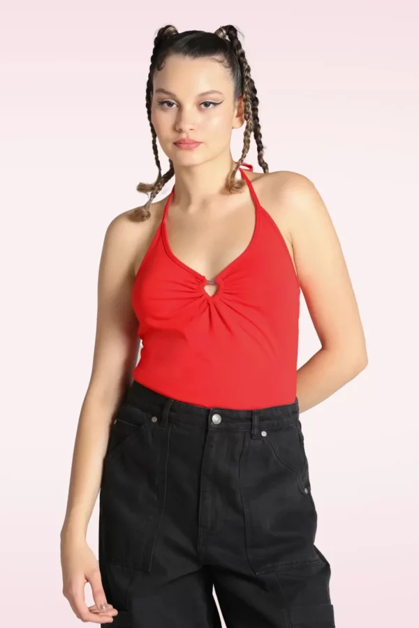 Cheryl Top In Rood-Bunny Outlet