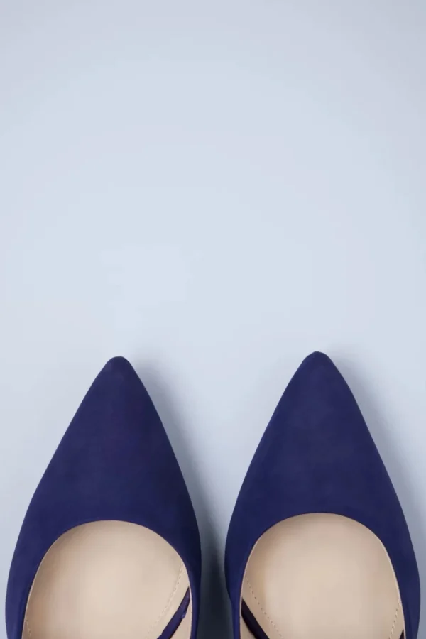 Claire Stiletto Pumps Van Nubuck In Navy-Parodi Shoes Best Sale