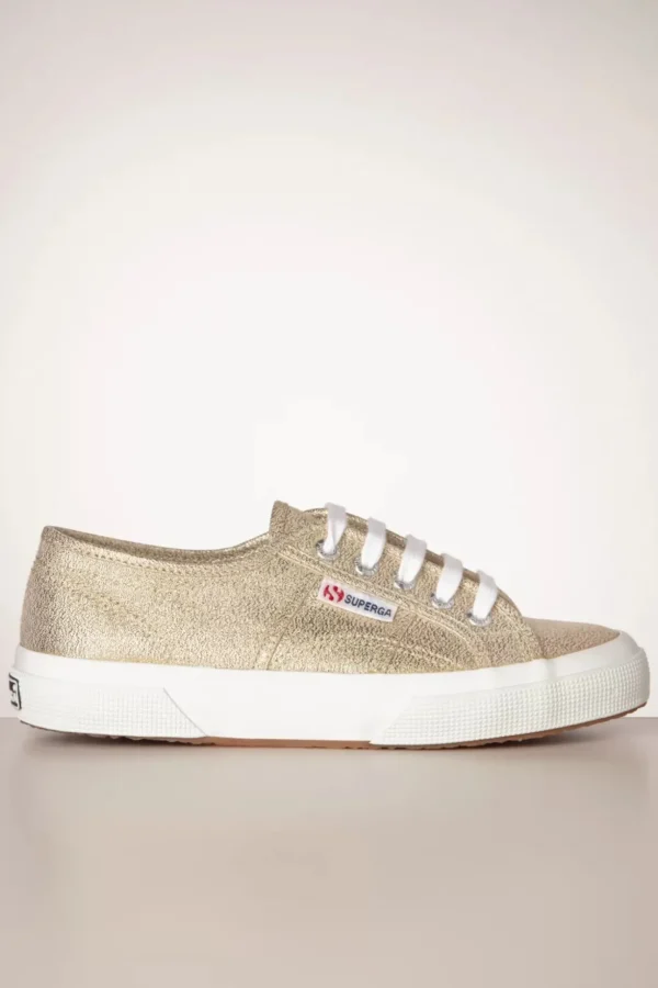 Classic Glitter Sneakers In Goud-Superga Online