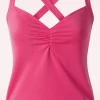 Cross Back Top In Fuchsia-Vixen New