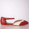 Dapper Dancemates Platte Schoentjes In Rood-Banned Retro Sale