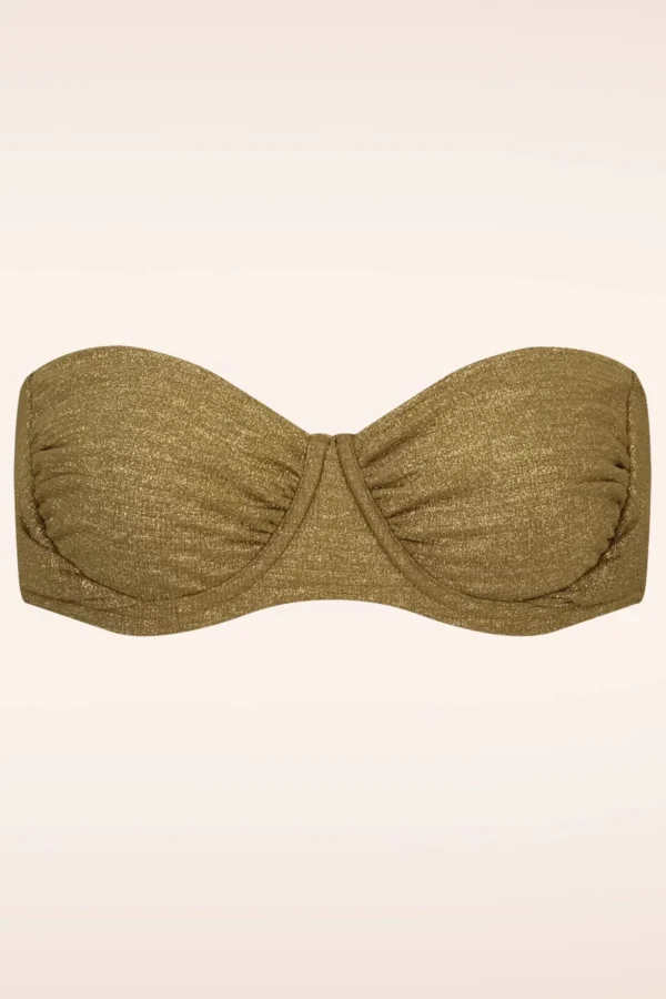 Desert Glow Bikinitop In Goud-Cyell Cheap