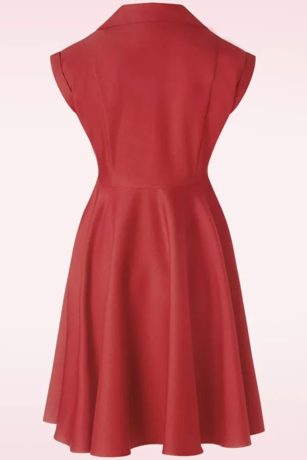 Doll Swing Jurk In Rood-Banned Retro Best Sale