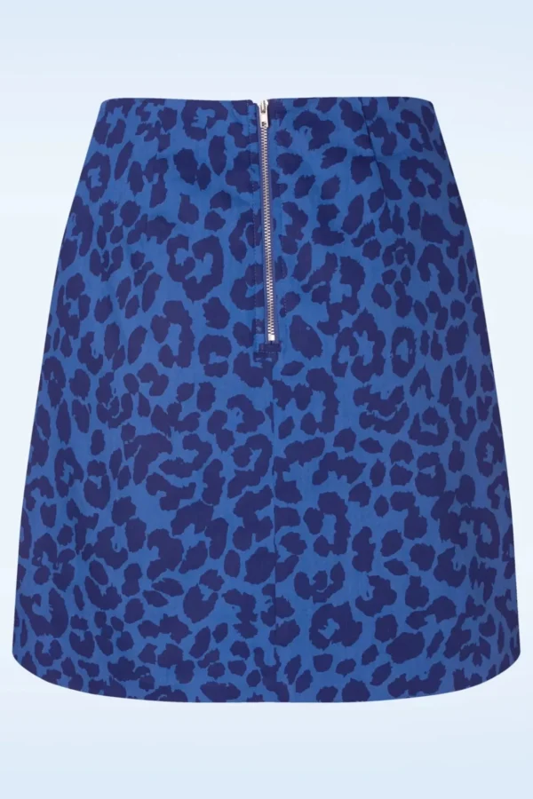 Dylan Animal Magic Rok In Blauw-Louche Clearance