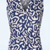 Eden Top In Blauw-Surkana Outlet