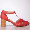 Fancy Footwork Pumps In Rood-Banned Retro Hot