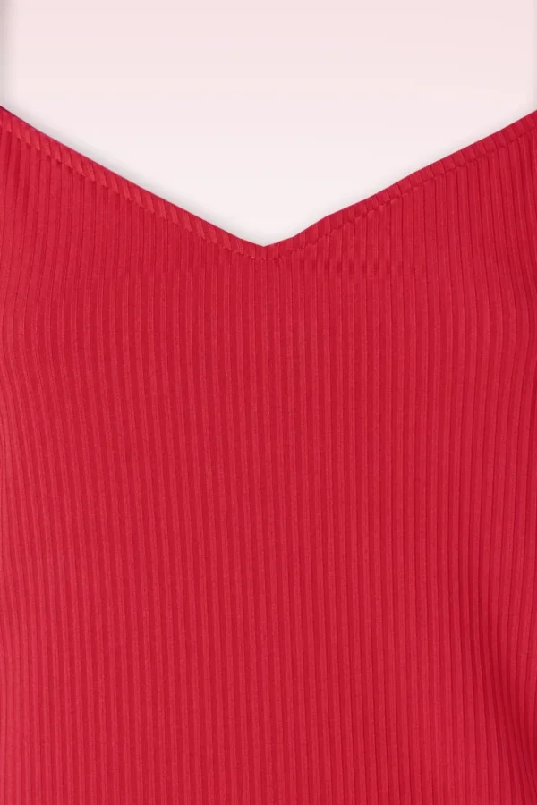 Fara Top In Rood-Banned Retro Discount