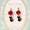 Fijne Kattenoorbellen In Goud-Sweet Cherry Fashion