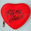 Fill My Heart Portemonnee In Lippenstift Rood-Lulu Hun Online