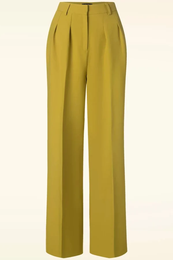 Fintan Simonet Pantalon In Sulphur Geel-King Louie Best Sale