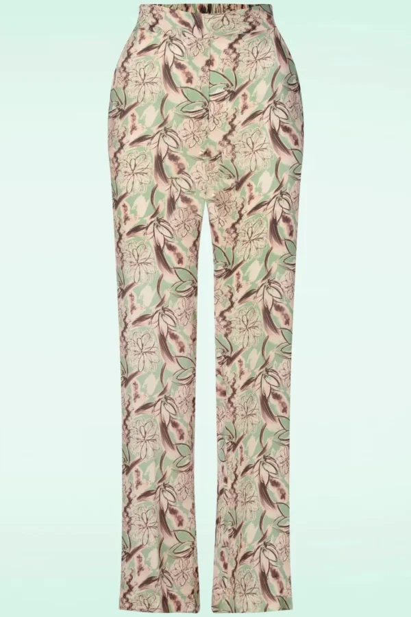 Fiora Floral Broek In Zacht Groen-20to Best