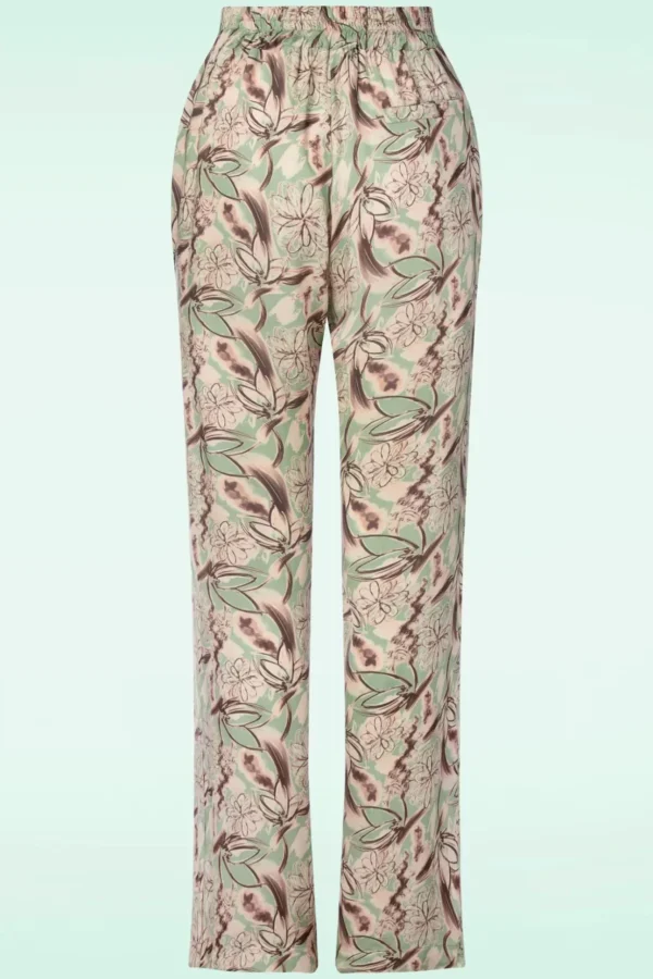 Fiora Floral Broek In Zacht Groen-20to Best