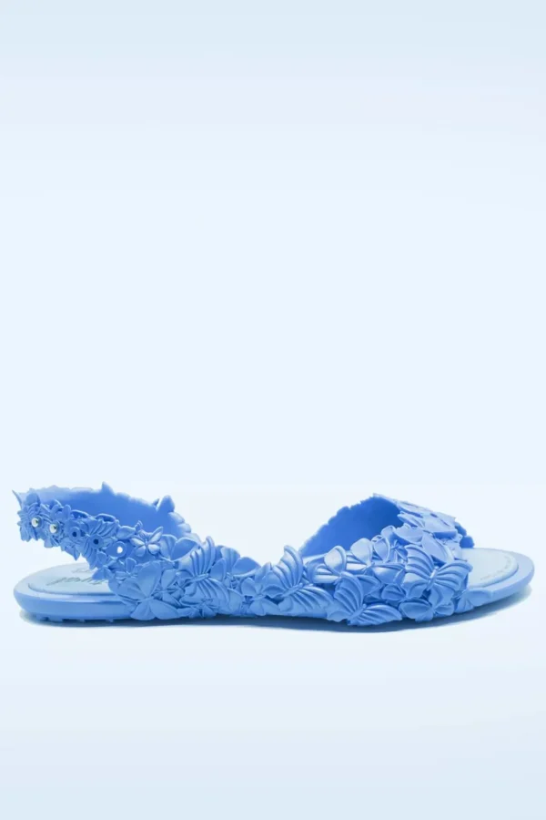 Flexi Butterfly Flipflop Sandaaltjes In Glossy Blauw-Sunies Sale