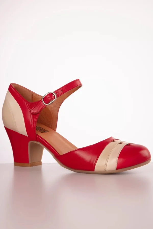 Frenchy Mary Jane Pumps In Rood-Miz Mooz Online