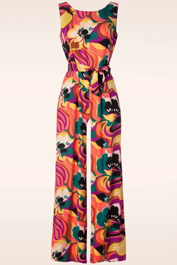 Frida Jumpsuit Aurelio In Shell Oranje-King Louie New