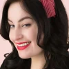 Genevieve Bow Haarband In Rood-Banned Retro Cheap