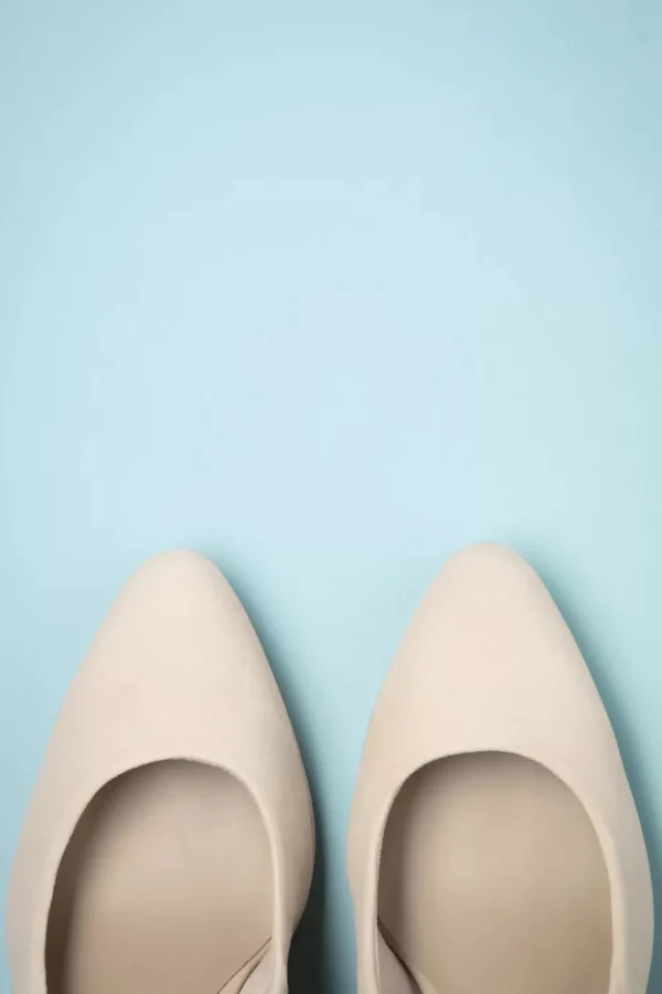 Grazia Suede Pumps In Havermelkbeige-Tamaris Store