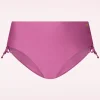 High Waist Bikinibroekje In Summer Pink-TC Beach Store