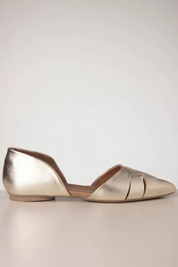 Jade Ballerina In Goud Metallic-Miz Mooz Cheap