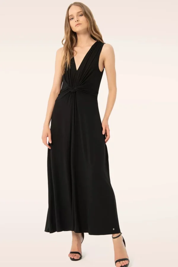 Jasmine Maxi Jurk In Zwart-Surkana Flash Sale