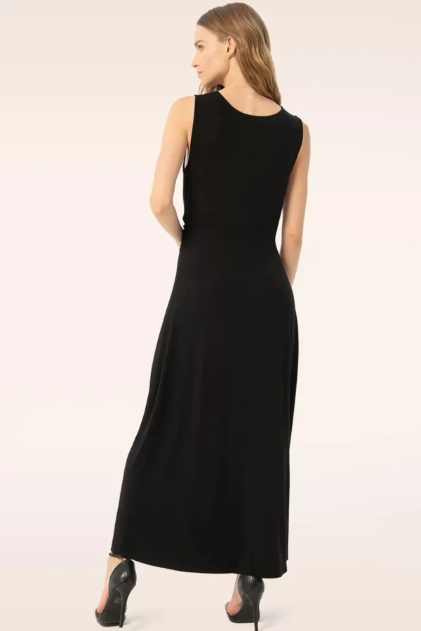 Jasmine Maxi Jurk In Zwart-Surkana Flash Sale