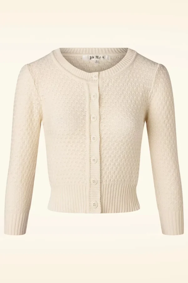 Jennie Cardigan In Havermout-Mak Sweater Hot