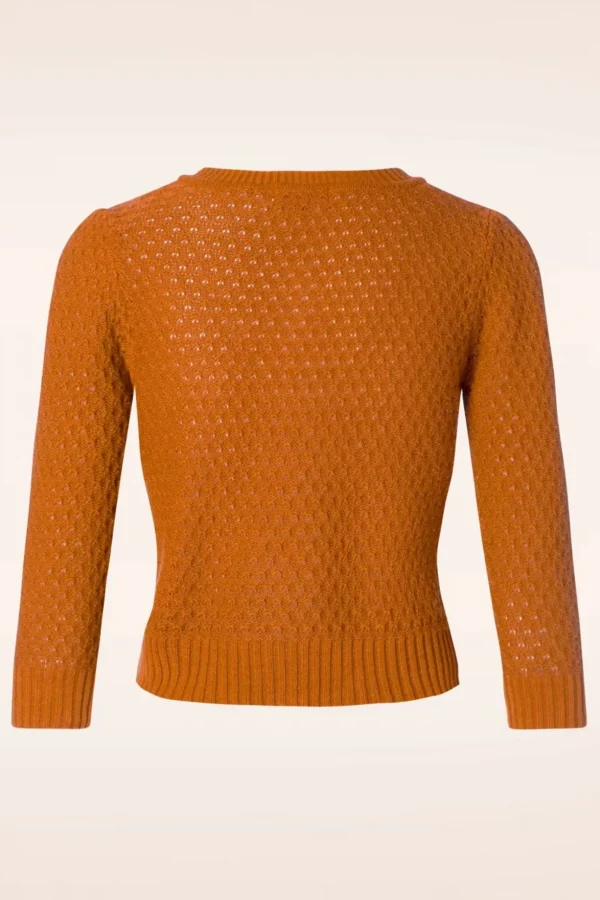 Jennie Vest In Licht Oranje-Mak Sweater Sale