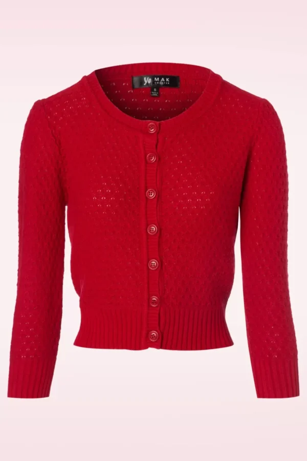 Jennie Vest In Rood-Mak Sweater Flash Sale