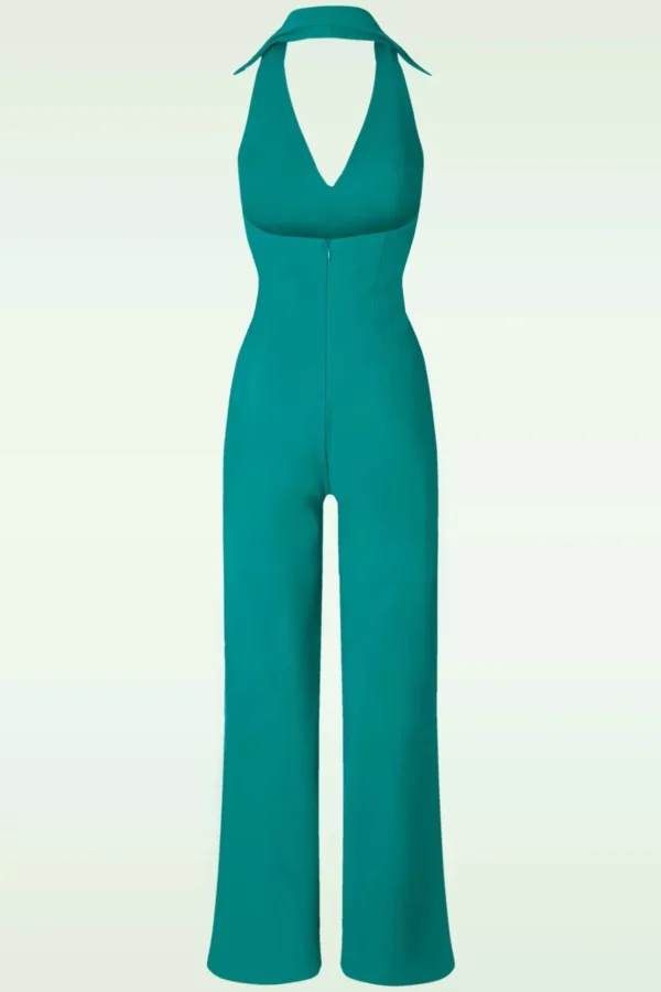 Jolena Jumpsuit In Blauwgroen-Wild Pony Store