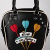 Keep 'Em Flying Handtas In Zwart-Banned Retro Flash Sale