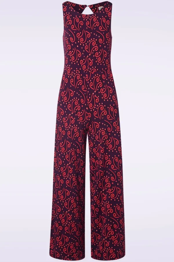 Keira Jumpsuit In Maroon-Surkana Cheap