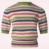 Knitted Waffle Top In Multi-Circus Sale