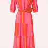 Leanna Maxi Jurk In Fuchsia-K-Design Flash Sale