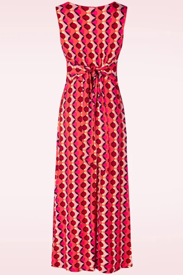 Lia Maxi Jurk In Fuchsia-Surkana Cheap