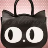 Lizzy De Big Eyed Cat Tas In Zwart-Banned Retro Sale