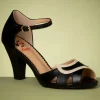 Mable Peeptoe Pumps In Zwart-Banned Retro Outlet