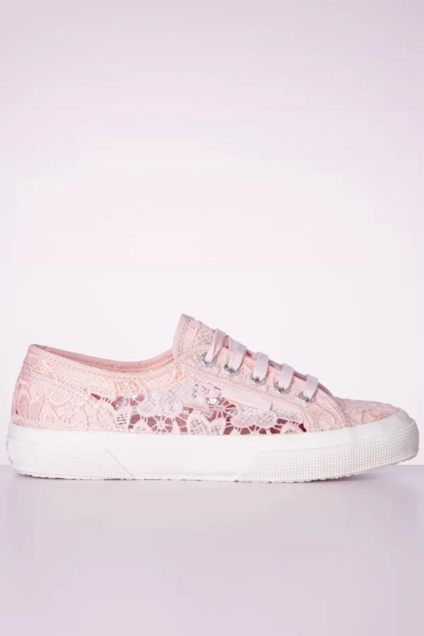 Macrame Sneakers In Roze-Superga Store